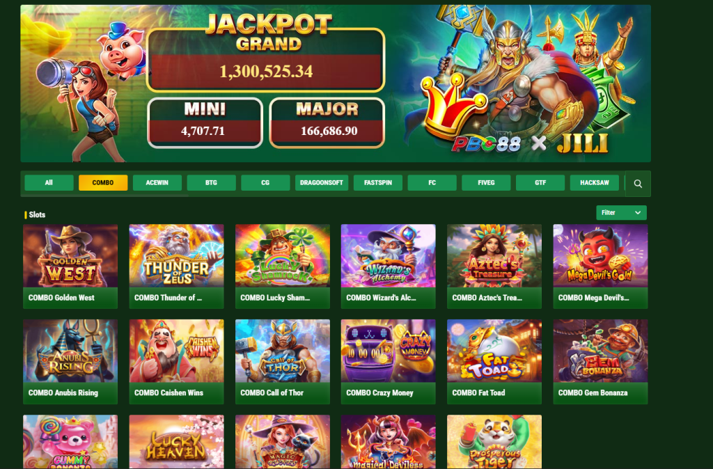 PBC88  ONLINE GAMES, PBC88 THE COMBO GAMES
